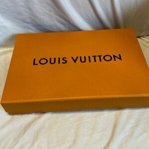 Louis Vuitton large storage box: L12” X W8.5” X H2”